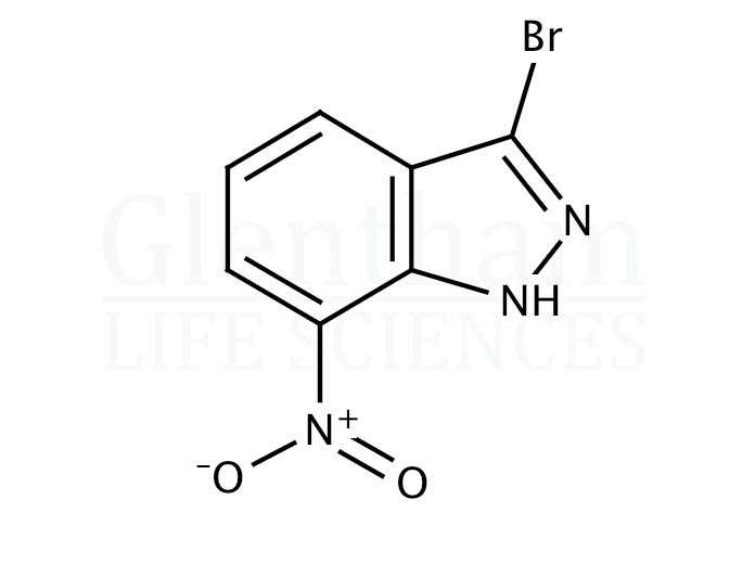 Structure for 3-Bromo-7-nitroindazole