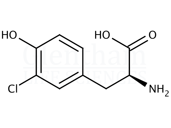 3-Chloro-L-tyrosine Structure