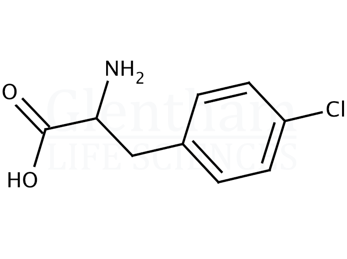 4-Chloro-DL-phenylalanine Structure