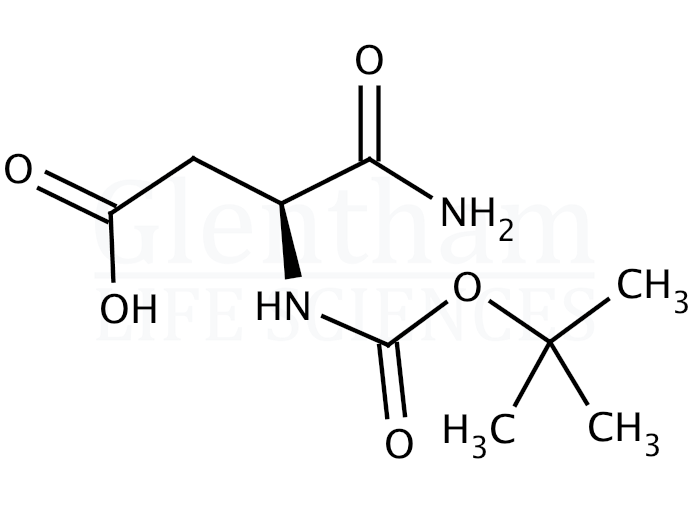 Structure for Boc-Asp-NH2   (74244-17-0)