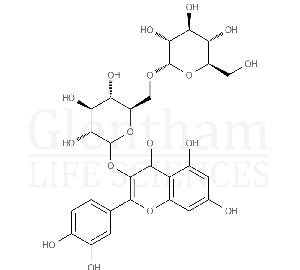 Structure for Quercetin 3-gentiobioside