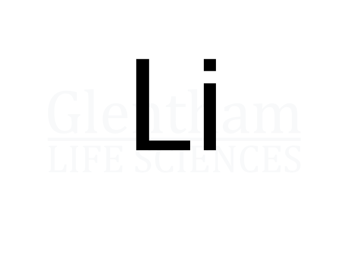 Structure for  Lithium, granules, 99%, 5 - 15 mm  (7439-93-2)