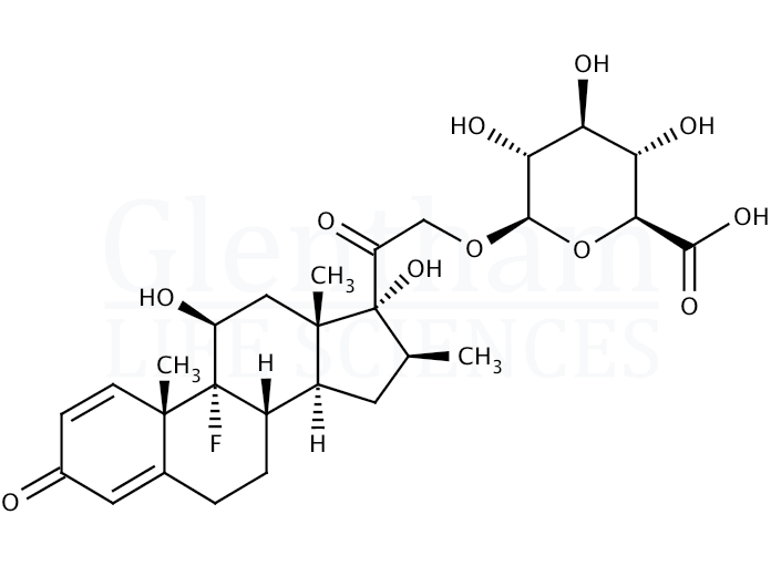 Structure for Betamethasone b-D-glucuronide