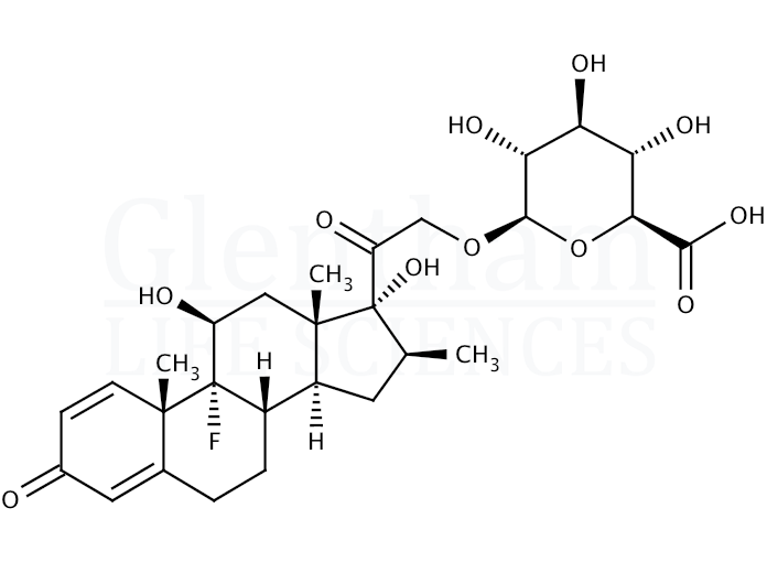 Betamethasone b-D-glucuronide Structure