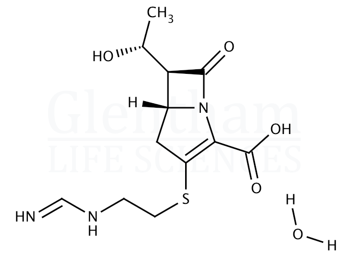 Structure for Imipenem monohydrate, 98%, EP grade (74431-23-5)