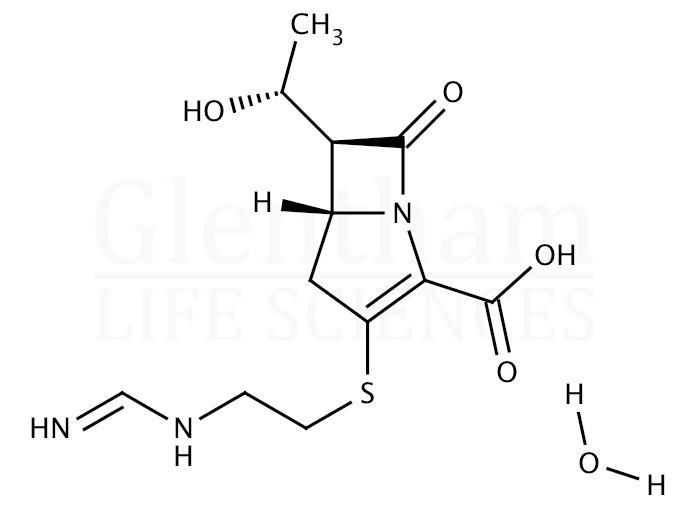 Structure for  Imipenem monohydrate, 98%, EP grade  (74431-23-5)