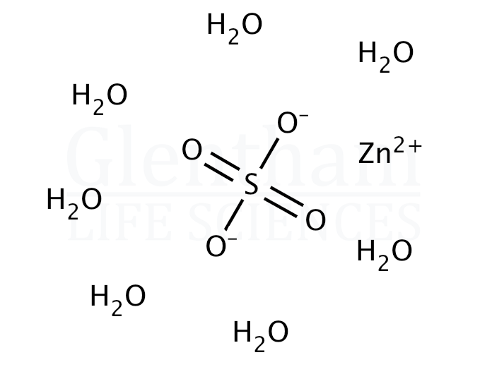 Zinc sulfate heptahydrate, EP grade Structure
