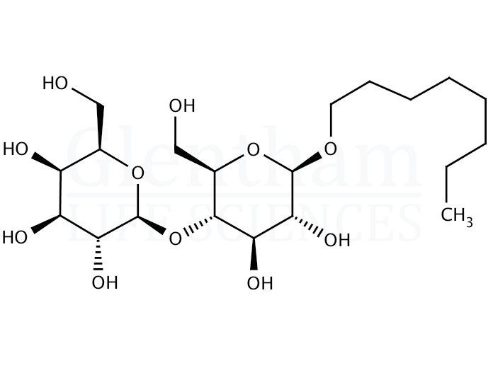 Octyl 4-O-(b-D-galactopyranosyl)-b-D-glucopyranoside Structure