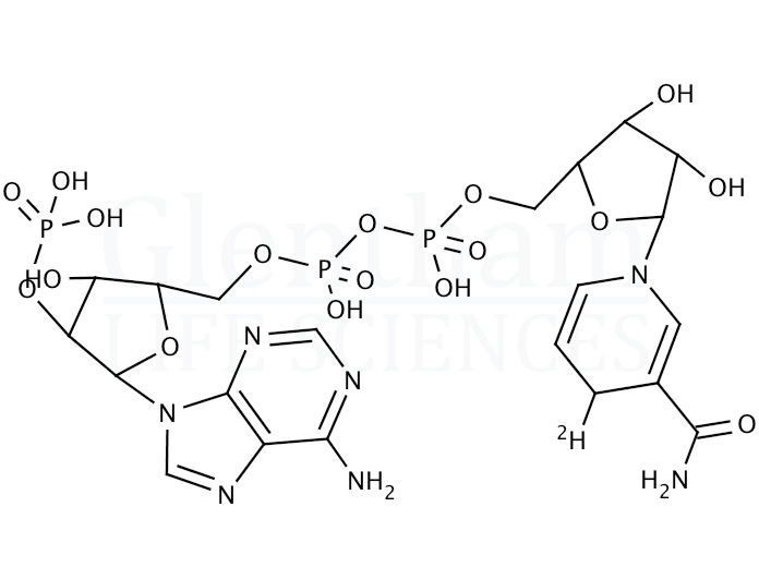 b-Nicotinamide-D adenine dinucleotide reduced form Structure