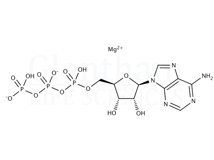 Adenosine 5''-triphosphate magnesium salt Structure