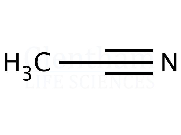 Strcuture for Acetonitrile, GlenUltra™, analytical grade, for GC