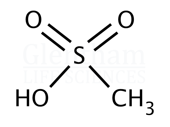 Strcuture for Methanesulfonic acid