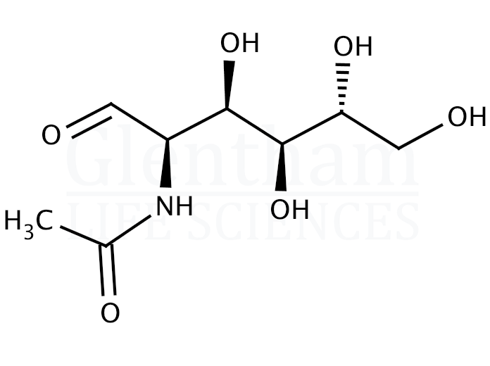 Structure for N-Acetyl-D-glucosamine (7512-17-6)