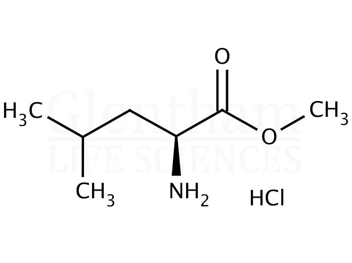 L-Leucine methyl ester hydrochloride Structure