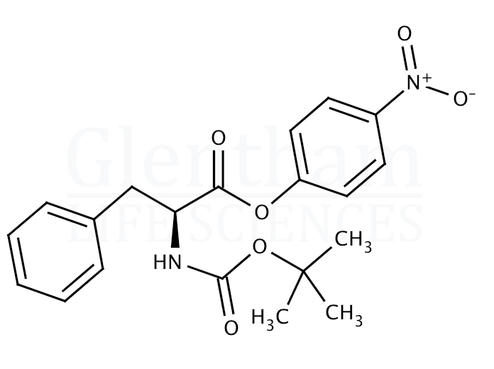 Structure for  Boc-Phe-ONp     (7535-56-0)