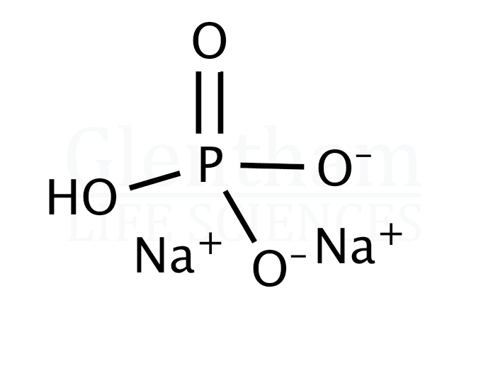 Structure for di-Sodium hydrogen phosphate, anhydrous, ACS grade (7558-79-4)