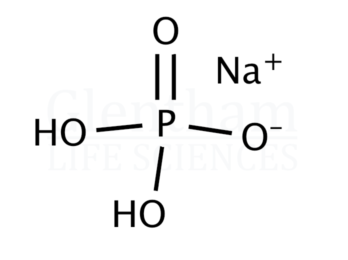 Structure for Sodium dihydrogen phosphate, 99.999%