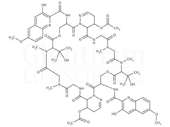 Large structure for  Luzopeptin A  (75580-37-9)