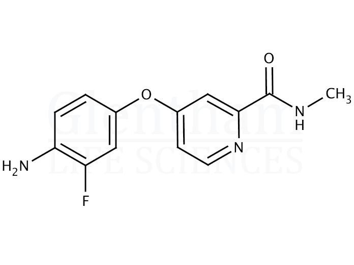 4-(4-Amino-3-fluorophenoxy)-N-methylpyridine-2-carboxamide Structure