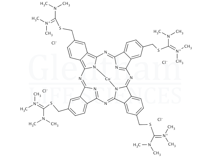 Structure for Alcian Blue 8 GX (C.I. 74240) (75881-23-1)