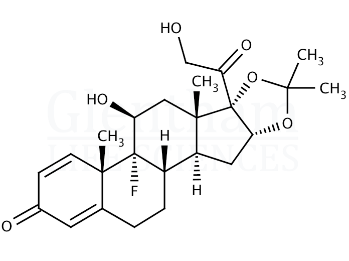 Triamcinolone acetonide Structure