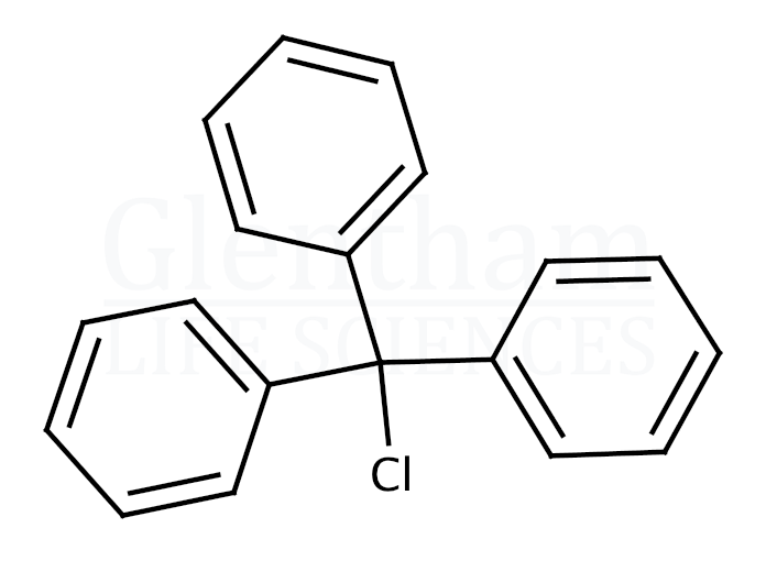 Chlorotriphenylmethane Structure