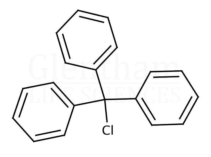 Strcuture for Chlorotriphenylmethane