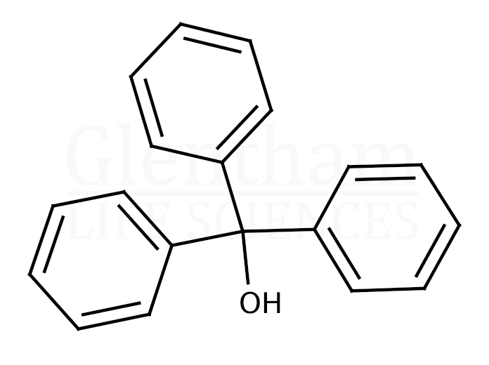 Triphenylmethanol Structure