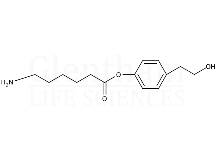 Structure for 3-(4-(6-Aminocaproyloxy)phenyl)propionic acid