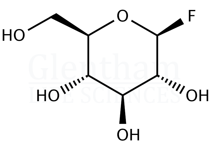 b-D-Glucopyranosyl fluoride Structure