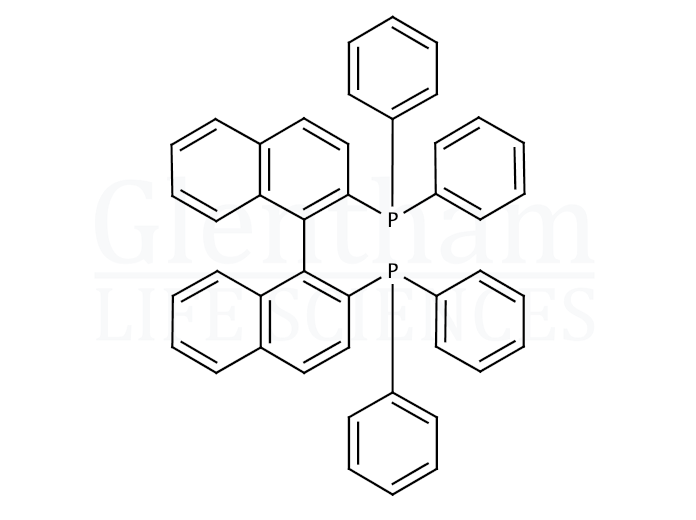 (R)-(+)-2,2''-Bis(diphenylphosphino)-1,1''- binaphthyl Structure