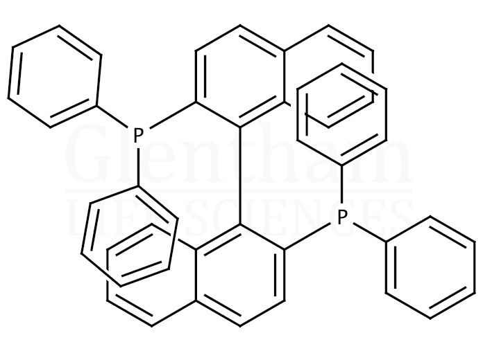 (S)-(-)-2,2''-Bis(diphenylphosphino)-1,1''-binaphthyl Structure