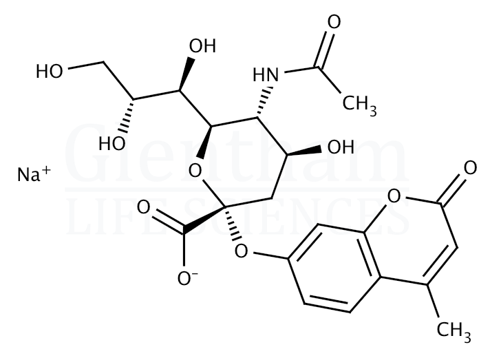 Neu5Ac-α-4MU Structure