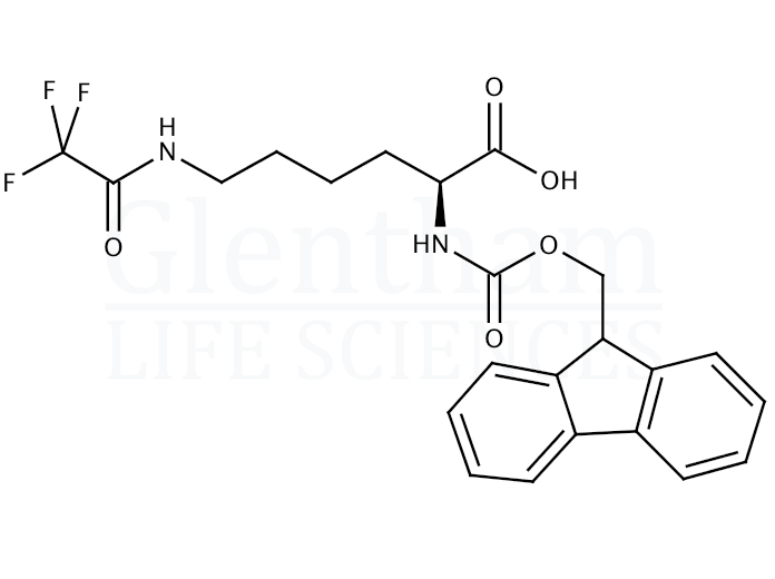 Structure for  Fmoc-Lys(Tfa)-OH  (76265-69-5)