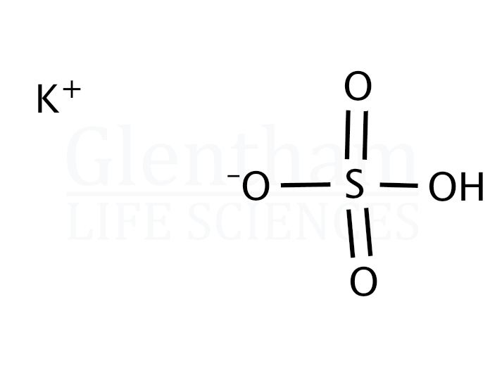 Potassium hydrogen sulfate, 99.9+% Structure