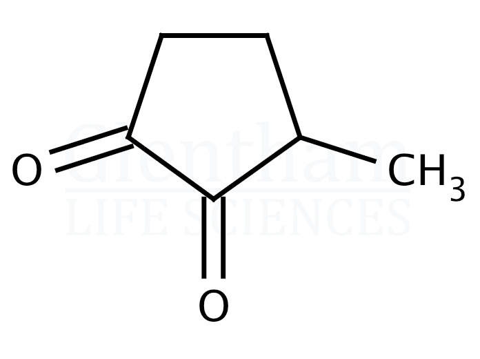 3-Methyl-1,2-cyclopentanedione (Maple lactone) Structure