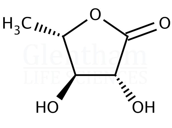Structure for 5-Deoxy-L-arabonic acid 1,4-lactone