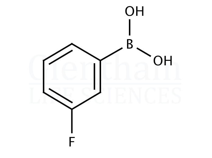 Structure for 3-Fluorophenylboronic acid