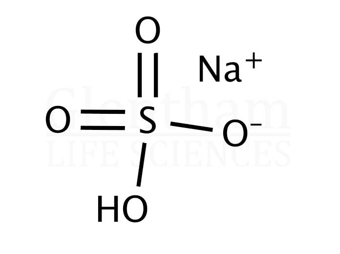 Sodium hydrogen sulfate, fused Structure