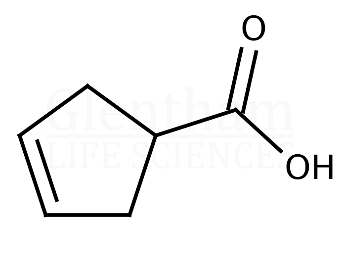 3-Cyclopentene-1-carboxylic acid Structure