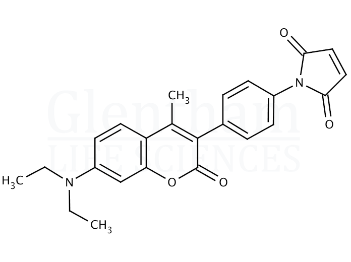 7-Diethylamino-3-(4-maleimidophenyl)-4-methylcoumarin Structure