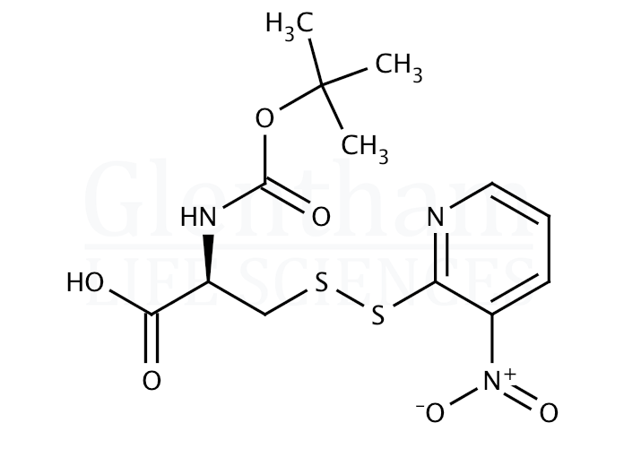 Structure for Boc-Cys(Npys)-OH    (76880-29-0)