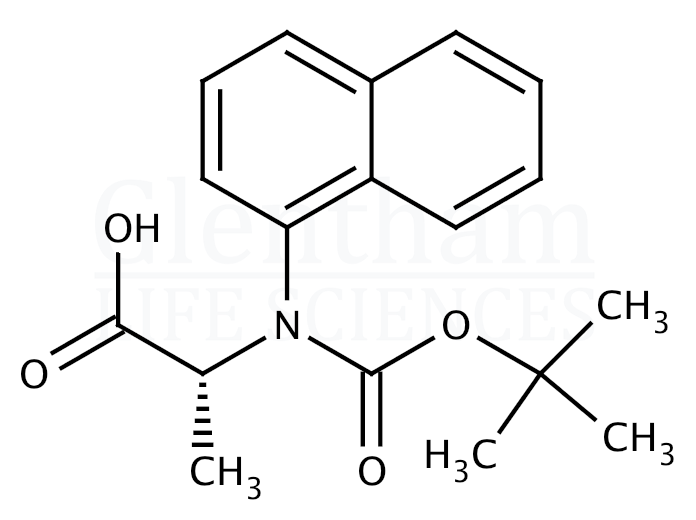 Boc-D-1-Nal-OH  Structure