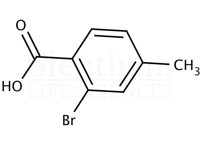2-Bromo-4-methylbenzoic acid Structure