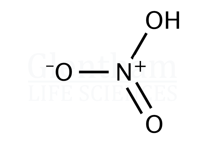 Structure for  Nitric acid, 0.1M solution  (7697-37-2)