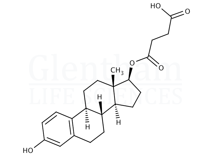 β-Estradiol 17-hemisuccinate Structure