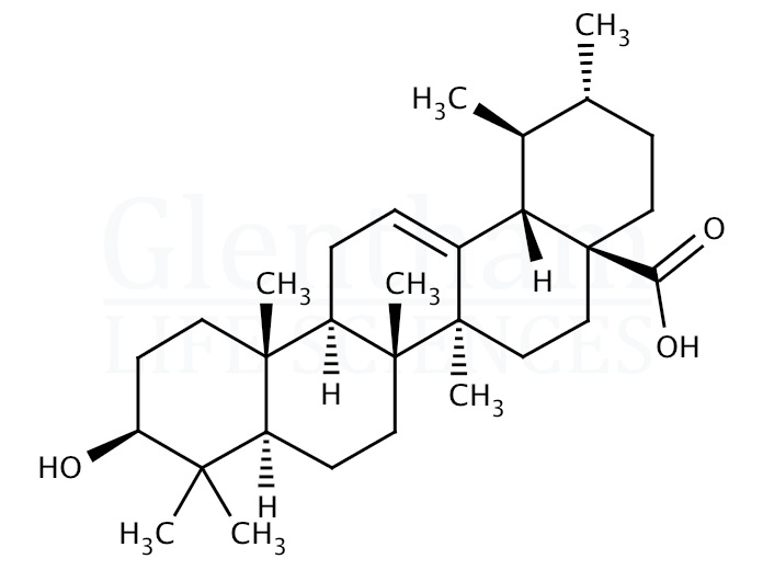 Structure for Ursolic acid (77-52-1)