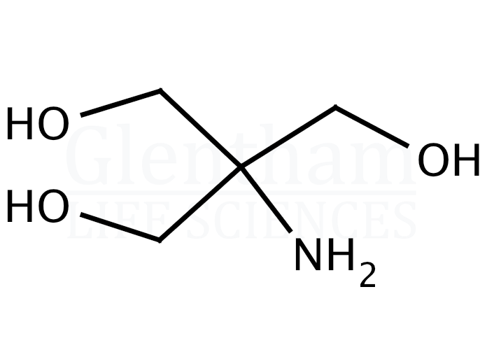 TRIS solution, 1M in water, pH 9 Structure