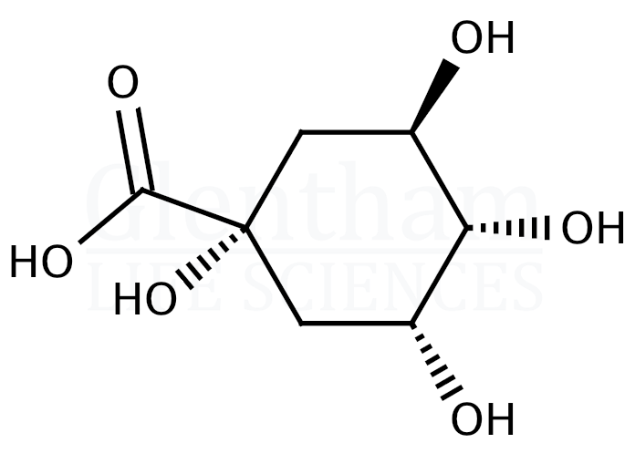Large structure for D-(-)-Quinic acid (77-95-2)