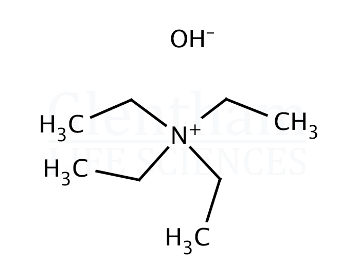 Structure for Tetraethylammonium hydroxide 25% solution in water